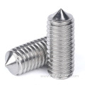 DIN914 stainless steel 304 Hexagon Socket Set Screws With Cone Point